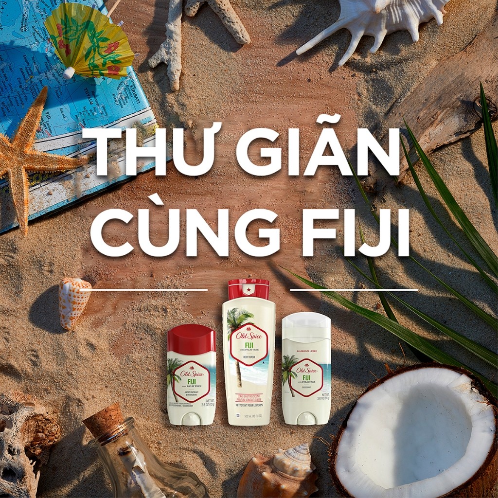 Ảnh Sáp Khử Mùi & Hỗ Trợ Giảm Tiết Mồ Hôi Old Spice Fiji 73g 1