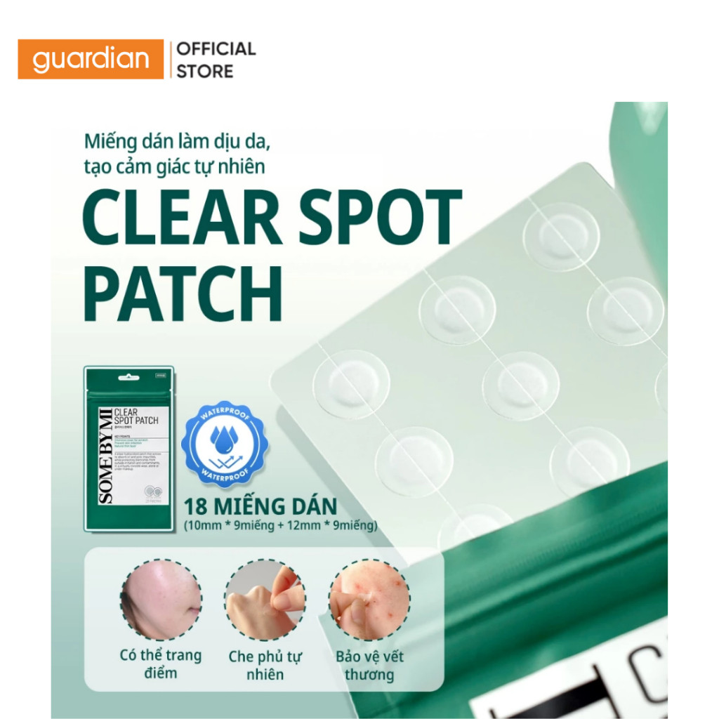 Ảnh Miếng Dán Hỗ Trợ Giảm Mụn Dành Cho Mọi Loại Da Some By Mi Spot Patch 18M 2