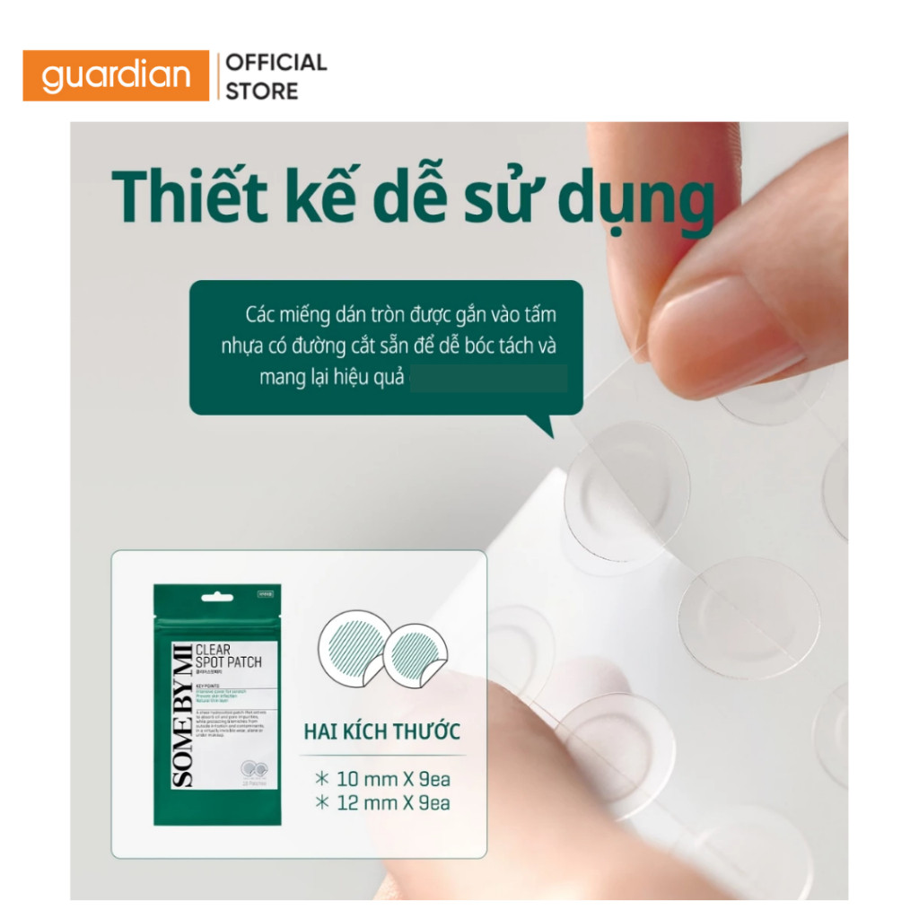 Ảnh Miếng Dán Hỗ Trợ Giảm Mụn Dành Cho Mọi Loại Da Some By Mi Spot Patch 18M 3