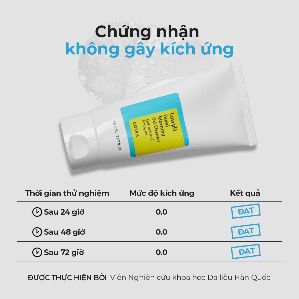 Ảnh Gel Rửa Mặt Low PH Good Morning Gel Cleanser COSRX 150ml 3