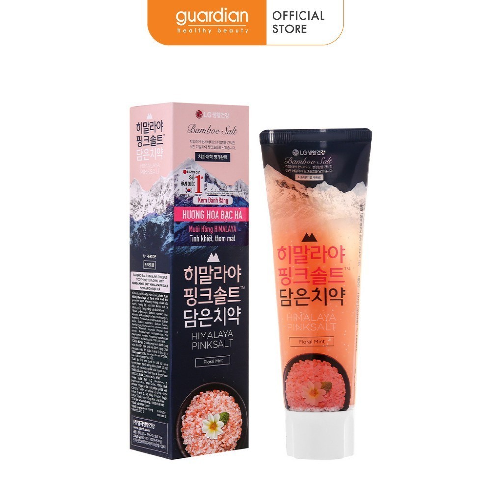 Kem Đánh Răng Hương Hoa Bạc Hà Himalaya Pink Salt BAMBOO SALT 100Gr ...