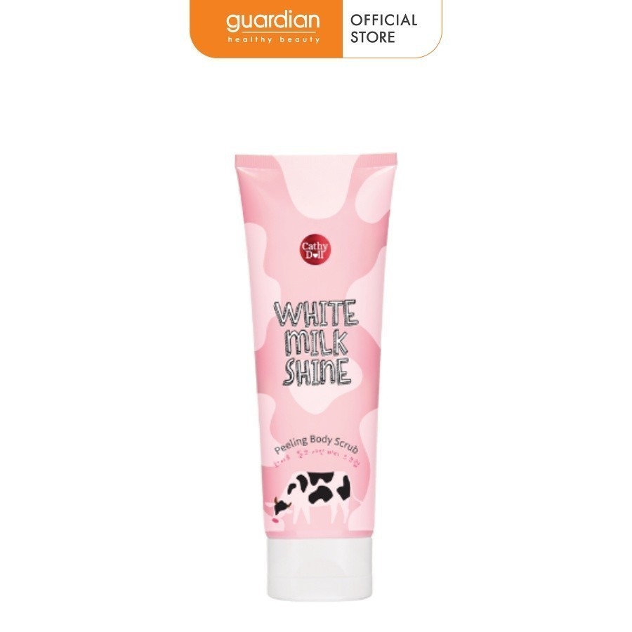 Tẩy Tế Bào Chết Sữa Bò White Milk Shine Peeling Body Scrub Cathy Doll 320Ml