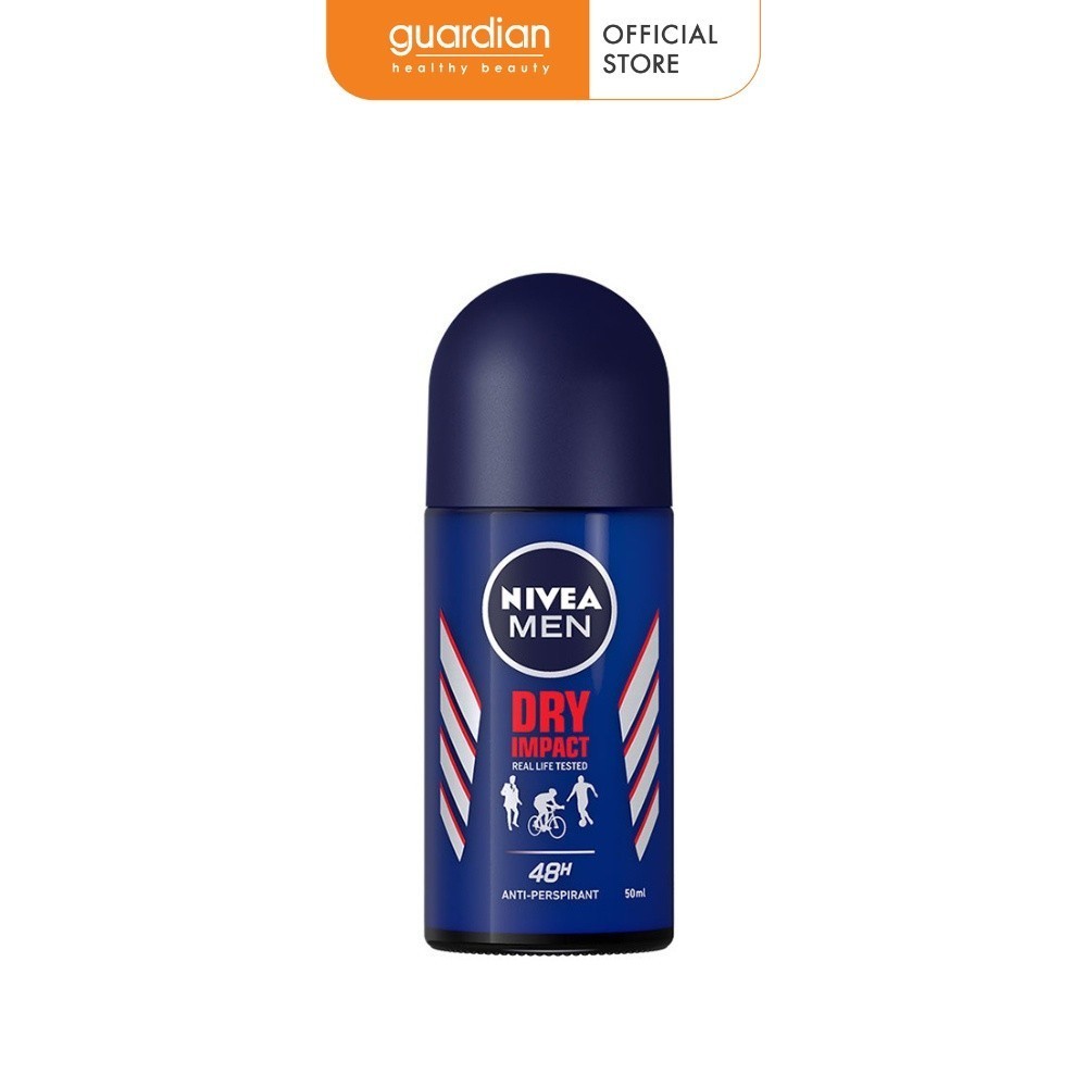 Lăn Khử Mùi Nam Khô Thoáng Nivea Dry Impack 72H 50Ml