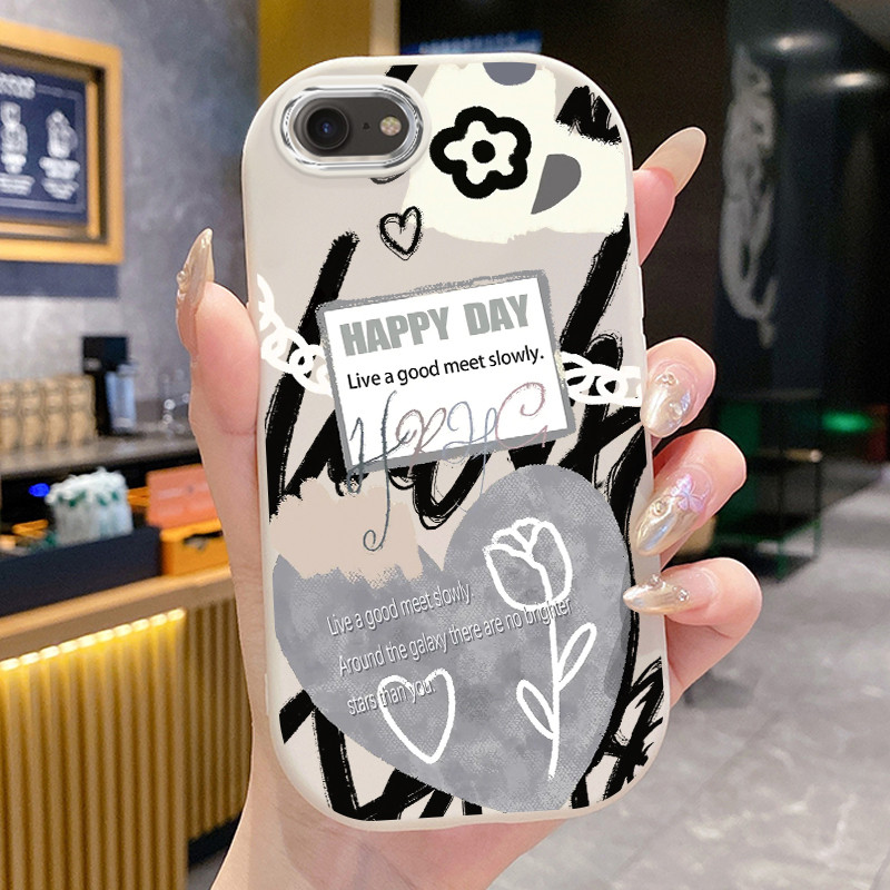 Ốp Lưng iPhone 6 Plus 6s Plus 7 Plus 8 Plus X Xs Max Xr 11 Pro Max Case Dễ thương Sáng tạo