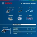Máy mài góc nhỏ GWS 900-100S - Tặng kèm 5 Đá cắt Bosch 100x1.2x16mm (sắt) chất lượng chuẩn Đức — ảnh 8