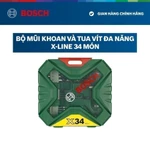 Máy khoan vặn vít pin GSB 185-LI (1 pin) - Tặng kèm 1 Bộ mũi khoan và vặn vít X-Line 34 món — ảnh 3