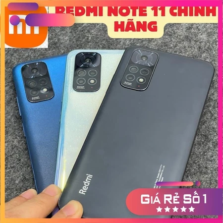 Redmi note 11 6G/128G máy cũ đẹp 99% full tiếng viêt, sủ dụng được app ngân hàng, tặng kèm bộ phụ kiện.