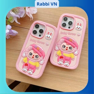 Ốp lưng iphone hoạt tiết Baby thỏ trắng 6plus/7plus/8plus/x/xs/xsmax/11/12/13/14/15/16/pro/plus/promax