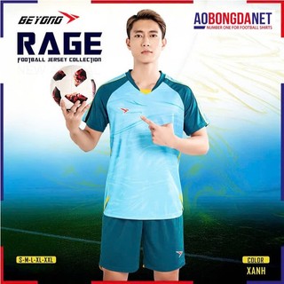 Bộ Quần Áo Đá Bóng Beyono Rage Chính Hãng, Áo Bóng Đá Chất Vải Mềm, Co Giãn, Thoáng Mát 4 Chiều