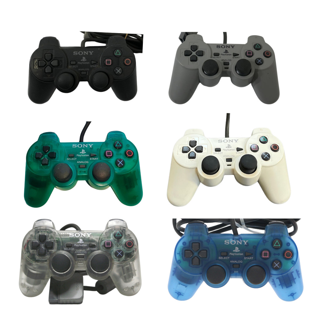 Used Sony PlayStation 1 PS One PS1 DualShock Analog Controller SCPH ...