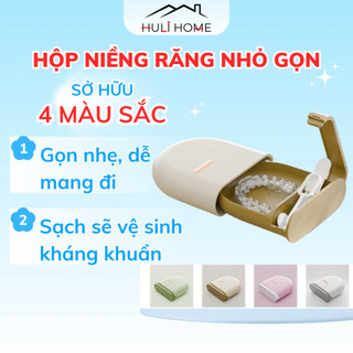 Hộp Đựng Khay Niềng Răng Nhỏ Gọn, Lọ Đựng Niềng Răng Duy Trì Có Nắp Đậy Trend Đa Dạng Màu Sắc Life Plus - KDNR01