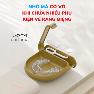 Hộp Đựng Khay Niềng Răng Nhỏ Gọn, Lọ Đựng Niềng Răng Duy Trì Có Nắp Đậy Trend Đa Dạng Màu Sắc Life Plus - KDNR01