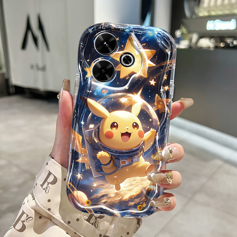 Ốp Lưng Xiaomi Redmi 13 5G 13C POCO M6 4G M6 Plus 5G C65 Case Trong suốt Mẫu Hoạt hình Dễ thương Pixie