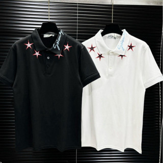 Áo Polo GVC Hoạ Tiết Thêu Hình Ngôi Sao Phối Cổ Siu Đẹp - Áo Polo Nam Nữ GVC Thêu Cổ Chuẩn Phong Cách Boy Phố New 2025 N