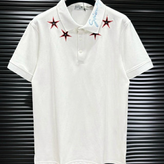 Áo Polo GVC Hoạ Tiết Thêu Hình Ngôi Sao Phối Cổ Siu Đẹp - Áo Polo Nam Nữ GVC Thêu Cổ Chuẩn Phong Cách Boy Phố New 2025 N