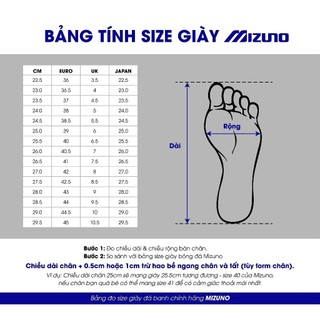 Giày đá bóng sân cỏ nhân tạo Mizuno Monarcida Neo III Select As, đế TF,da mềm, chống trơn trượt, bám sân tốt, đinh 2 lớp