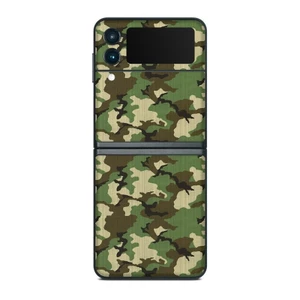 Skin dán điện thoại Samsung Z Flip mẫu Woodland Camo | in hình theo yêu cầu