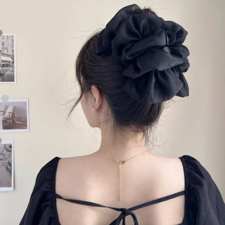 Kẹp Tóc Voan Nơ MORAL Bong Bóng Lấy Kẹp Nữ Phong Cách Mới Đầu Lưng Lông Tơ Kẹp Tóc