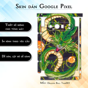 Miếng dán skin cho điện thoại Google Pixel 9 Pro Dragon Ball 7vnr003 | in hình theo yêu cầu