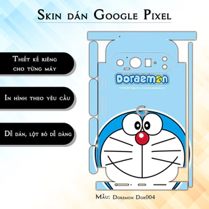 Miếng dán skin cho điện thoại Google Pixel 9 Pro Doremon Dor004 | in hình theo yêu cầu