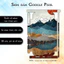 Miếng dán skin cho điện thoại Google Pixel 9 Pro hoàng hôn hổ phách GSM180 | in hình theo yêu cầu