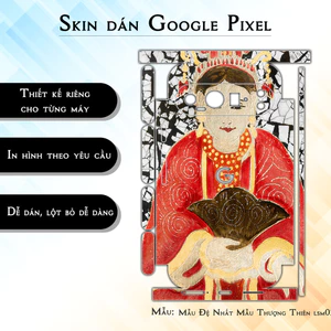 Miếng dán skin cho điện thoại Google Pixel 9 Pro Mẫu Đệ Nhất Mẫu Thượng Thiên lsm029 | in hình theo yêu cầu