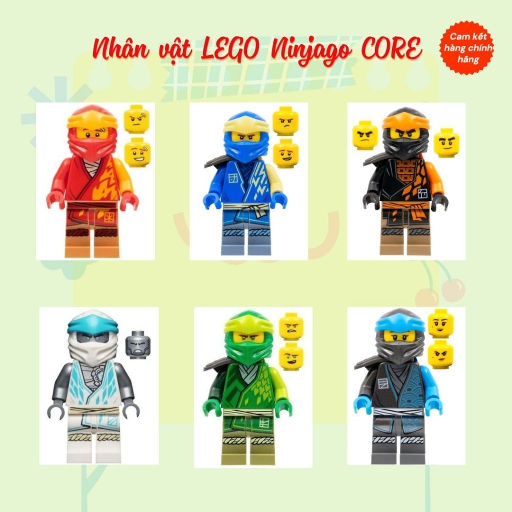 Nhân vật Kai, Lloyd, Nya, Pixal - Đồ chơi lắp ráp Iego Ninjago Core ...