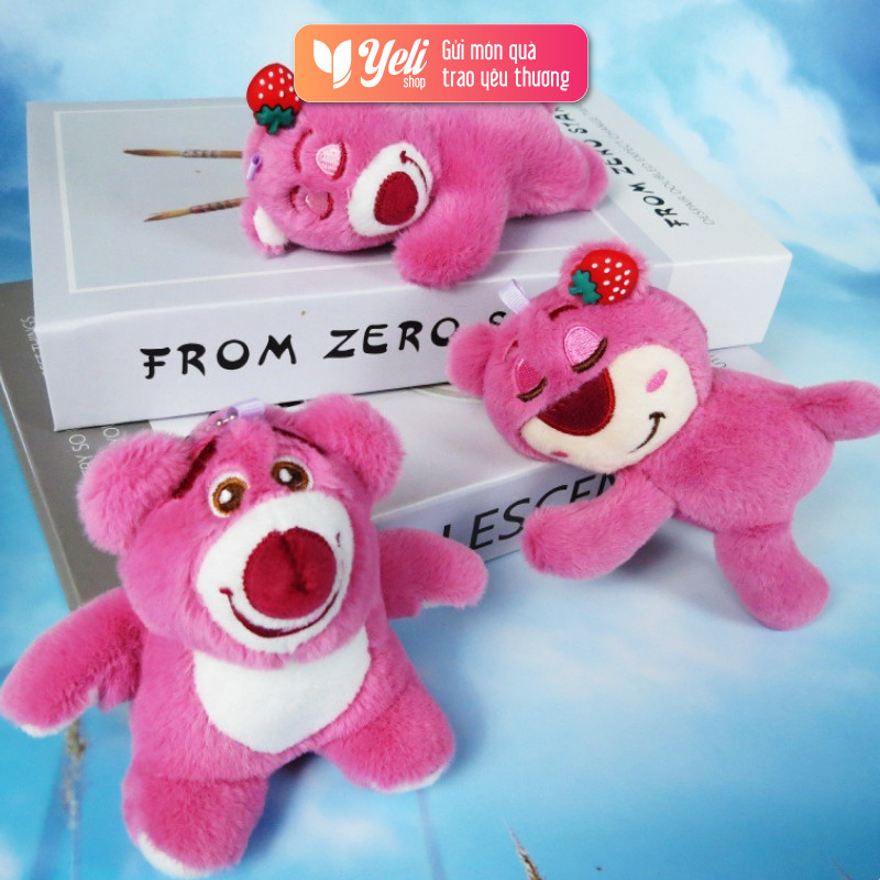 Gấu Nhồi Bông Hello Kitty, Sarion, Lotso, Capybara mini 15cm, Móc khóa Hello Kitty đáng yêu Yeli Shop