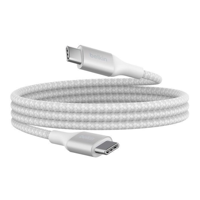 Ảnh Cáp USB C - C vỏ dù, công suất 240W, USB-C PD3.1, 2 mét, màu đen Belkin 3