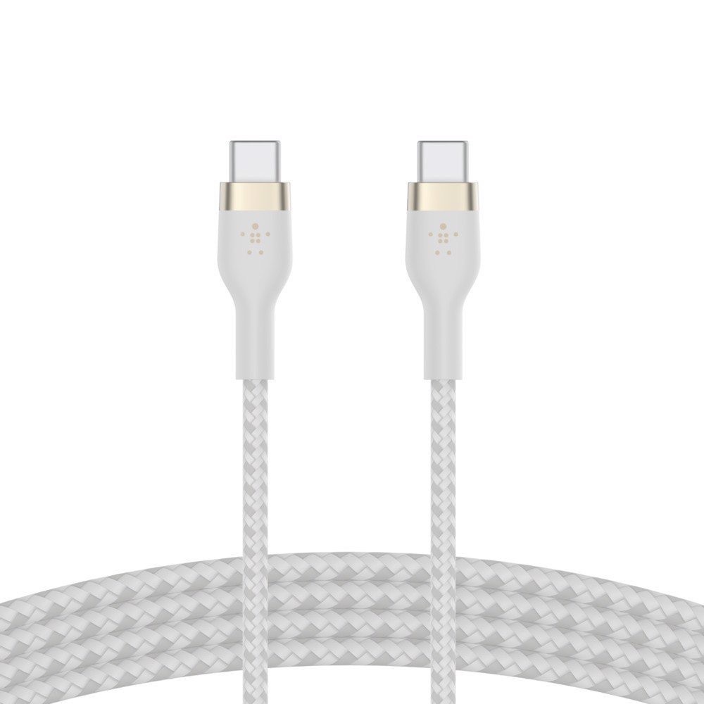 Ảnh Cáp sạc nhanh USB Type C - C BOOST↑CHARGE™ PRO Flex Belkin vỏ silicone bọc dù 60W 1M B7 (tương thích iPhone 15) 3