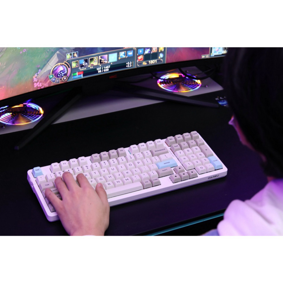 (Techroom_Việt Nam) Bàn phím cơ không dây Dareu A98 Pro Timeless ...