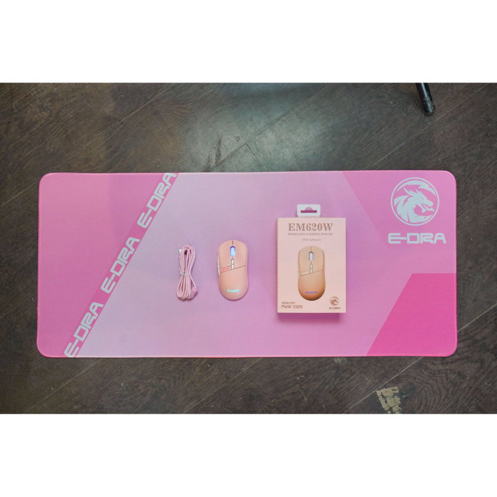 (Techroom_Việt Nam) Bàn di chuột E-Dra EMP901 Pink cỡ lớn - Hàng chính ...