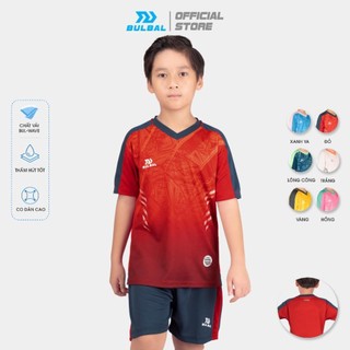 Bộ Quần Áo Bóng Đá Trẻ Em Bulbal Falcol 3, falcol 4, Chất Vải Mè Bul-Wave Thoáng Mát, Dùng Trong Luyện Tập Và Thi Đấu