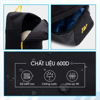 Balo Bulbal Assistant 2  Cao Cấp, Chất Liệu 600D Chống Thấm Nước, Có Ngăn Đựng Giày Riêng, Thể tích 30 lít