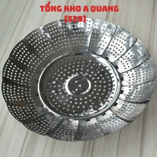 Vỉ Hấp Đồ Ăn Tiện Lợi An Toàn Vệ Sinh,Xửng Hấp Xôi Đa Năng Chất Liệu Inox - Khay Hấp Đồ Ăn Có Quai Cầm Chống Nóng