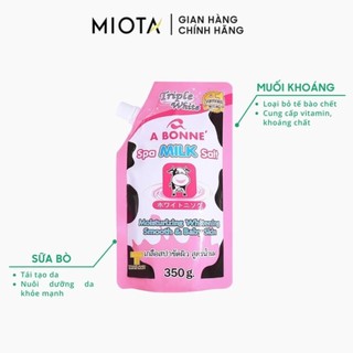 Muối tắm sữa bò tẩy tế bào chết A Bonne Spa Milk Salt Thái Lan 350gr
