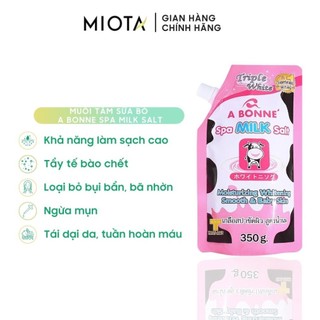 Muối tắm sữa bò tẩy tế bào chết A Bonne Spa Milk Salt Thái Lan 350gr
