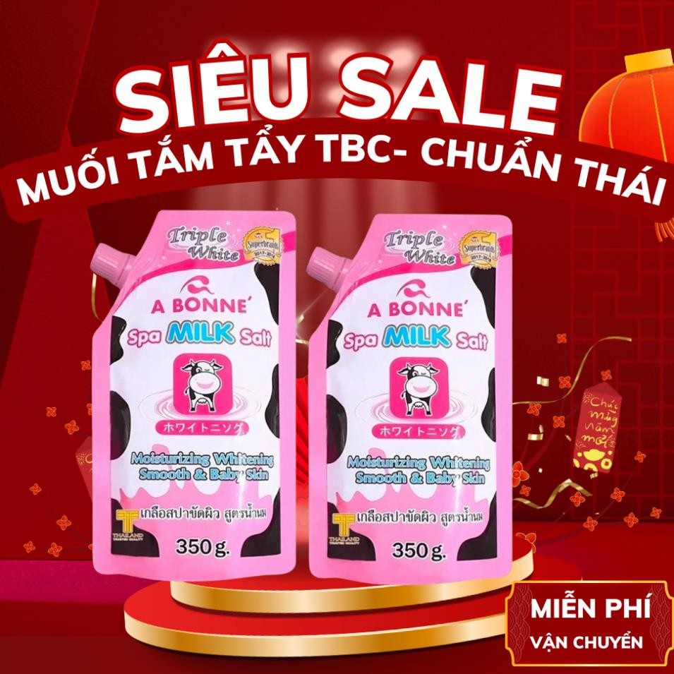 Muối tắm sữa bò tẩy tế bào chết A Bonne Spa Milk Salt Thái Lan 350gr
