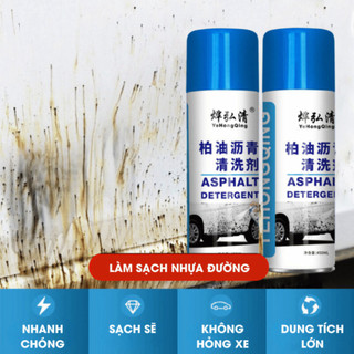 Bình Xịt Tẩy Vết Nhựa Đường - Vết Sơn - Vết Bẩn Bám Trên Ô Tô Chất Tẩy Rửa Khử Nhiễm Cực Mạnh 450ml Life Plus - BX07