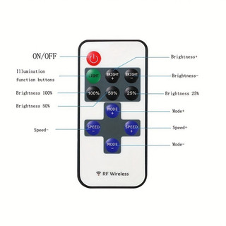 (Hàng sẵn) 1 DC 12V Bộ Điều Khiển Led Dimmer 6A Không Dây RF Điều Khiển Từ Xa Để Điều Khiển Dải Màu Đơn Ánh Sáng Ch
