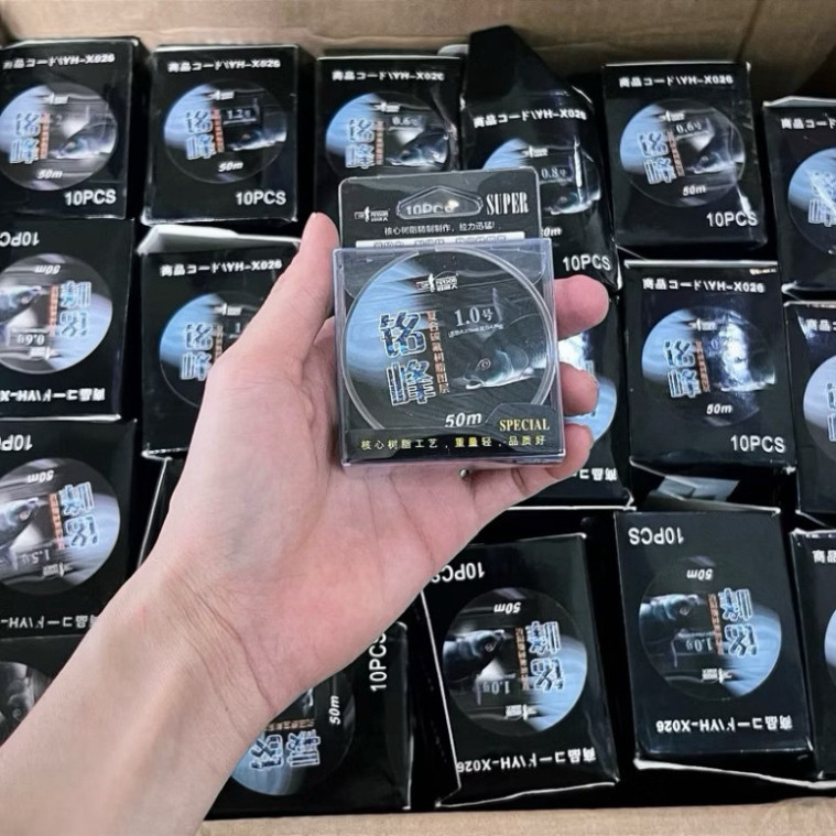 Cước thẻo câu cá Minh Phong 50m, chất liệu nylon dây mềm, tải trọng tốt ổn định, giá rẻ hàng chất lượng - Viking Fishing