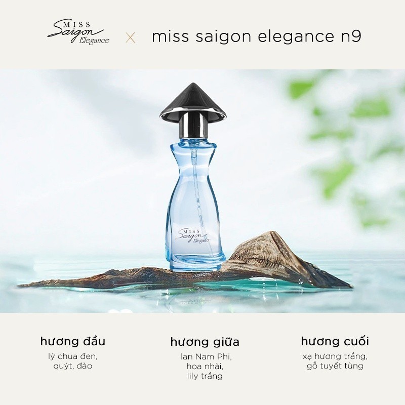 Ảnh Nước hoa nữ Miss Saigon Elegance Sapphire 15ml - Hương Tinh Khiết 1