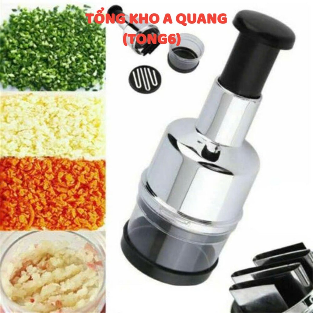 DỤNG CỤ DẰM TỎI ỚT CẦM TAY – Máy Dập Tỏi Ớt Ép Nhanh Lưỡi Dao Sắc Bén,Dụng Cụ Dập Hành Tỏi Chất Liệu Chống Gỉ 304
