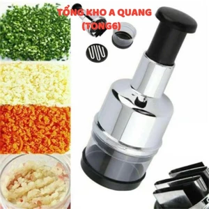 DỤNG CỤ DẰM TỎI ỚT CẦM TAY – Máy Dập Tỏi Ớt Ép Nhanh Lưỡi Dao Sắc Bén,Dụng Cụ Dập Hành Tỏi Chất Liệu Chống Gỉ 304
