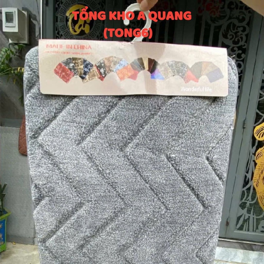 Thảm Trải Chân Thiết Kế Sang Trọng,Miếng Lót Chống Nước Hiệu Quả - THẢM NỈ TRẢI SÀN PHÒNG TẮM TIỆN LỢI