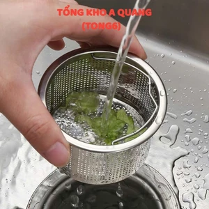 LỌC RÁC CÓ TAY CẦM CHẮC CHẮN TIỆN LỢI - Giỏ Lọc Rác Bồn Rửa Bát Đa Năng Inox 304 Cao Cấp,Rọ Chắn Rác Chống Tắc Bồn Rửa