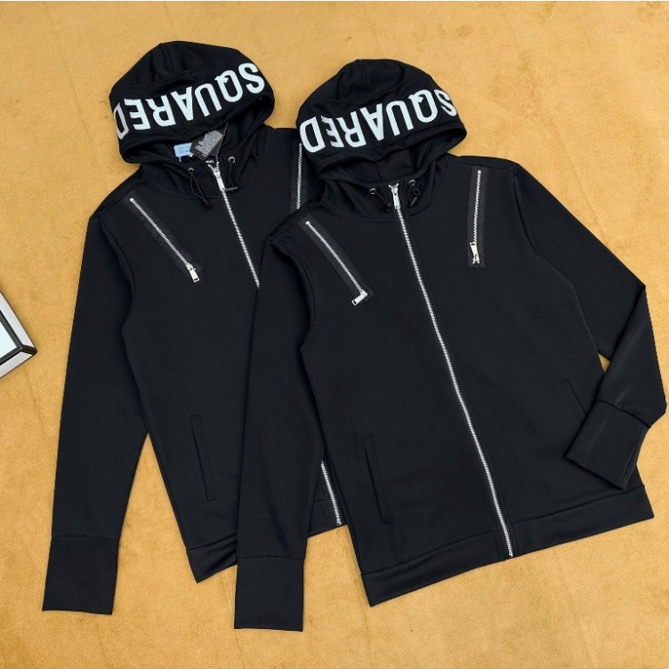 Áo Chống Nắng Mũ DSQ Phối Khoá Vai / Áo Tránh Nắng Chất Umi Thấm Hút Mồ Hôi Chống Tia UV Nam Nữ Unisex New 2025