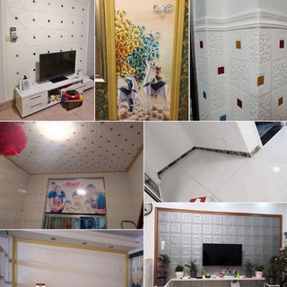 Xốp Dán Chống Thấm Nước cho Nhà Cửa, Dải Xốp Dán Chỉ Phào Bo Góc Dập Nổi - Trang Trí Đỉnh Cao