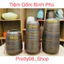 Bình Hoa Gốm Sứ Bát Tràng Dáng Đu Đủ Vân Ganh Men Atlantis Các Size 18-27-30cm GomDecorTSC