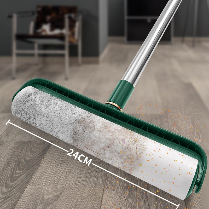 24cm*Dài131 Cây Lăn Bụi 3 Thanh Dài Inox, Làm Sạch Quần Áo,lăn Giường,Safa -Màn Rèm Siêu Tiện Dụng】